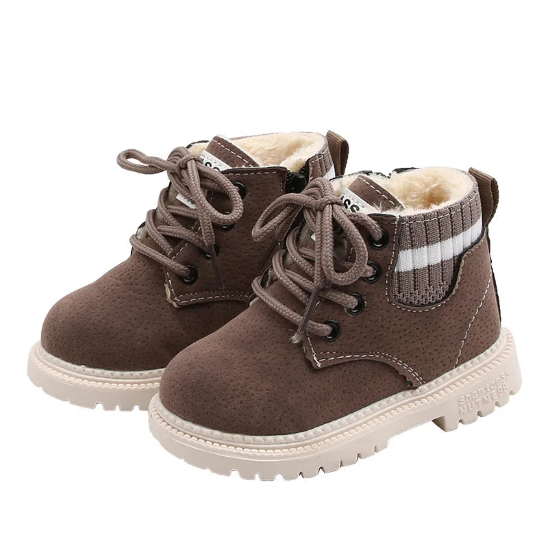 Leather Soft Antislip Children Shoes