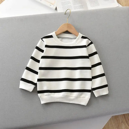 Striped Long Sleeve Pullovers