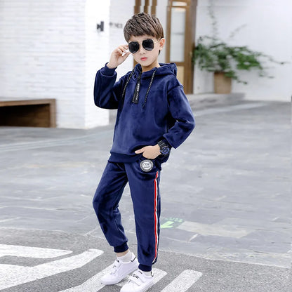 Boys Pleuche Sports Suit