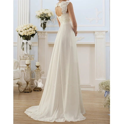 Sleeveless Lace Slim Size Gowns