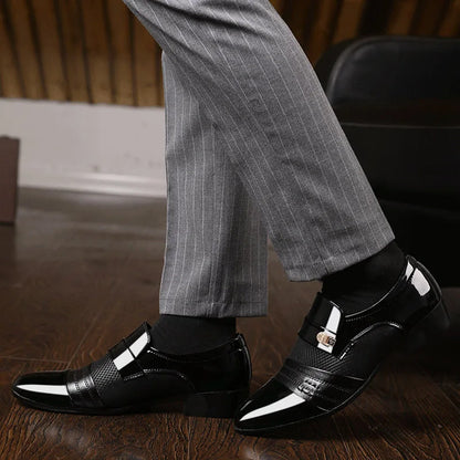 Classic Leather Men's Suits Shoes