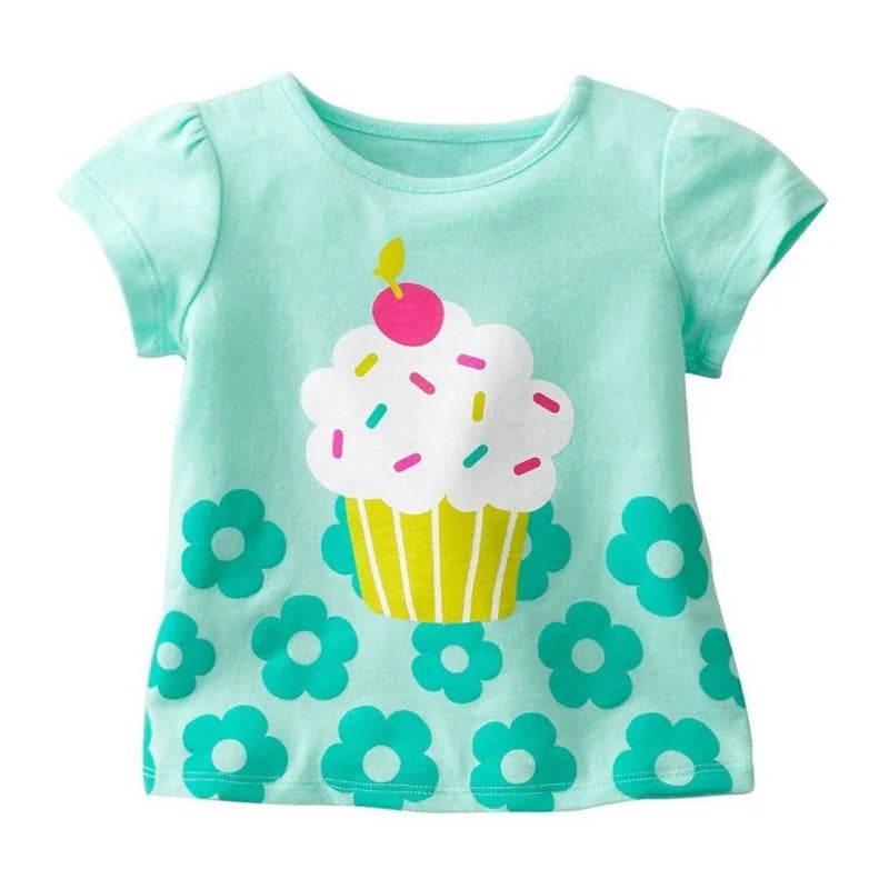 Girl T-Shirt Short Sleeve 2-9Y