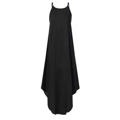 Sleeveless Retro Halter Long Dress