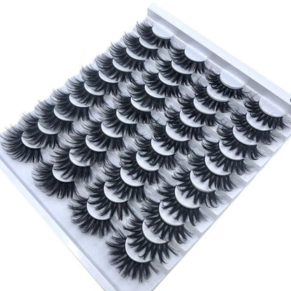 20 Pairs 18-25 mm 3d Mink Lashes