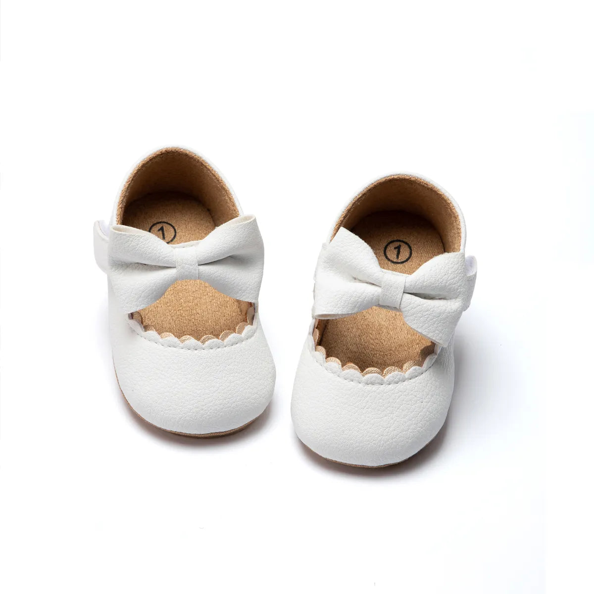 Toddler Bowknot Non-slip Rubber Soft-Sole Flat