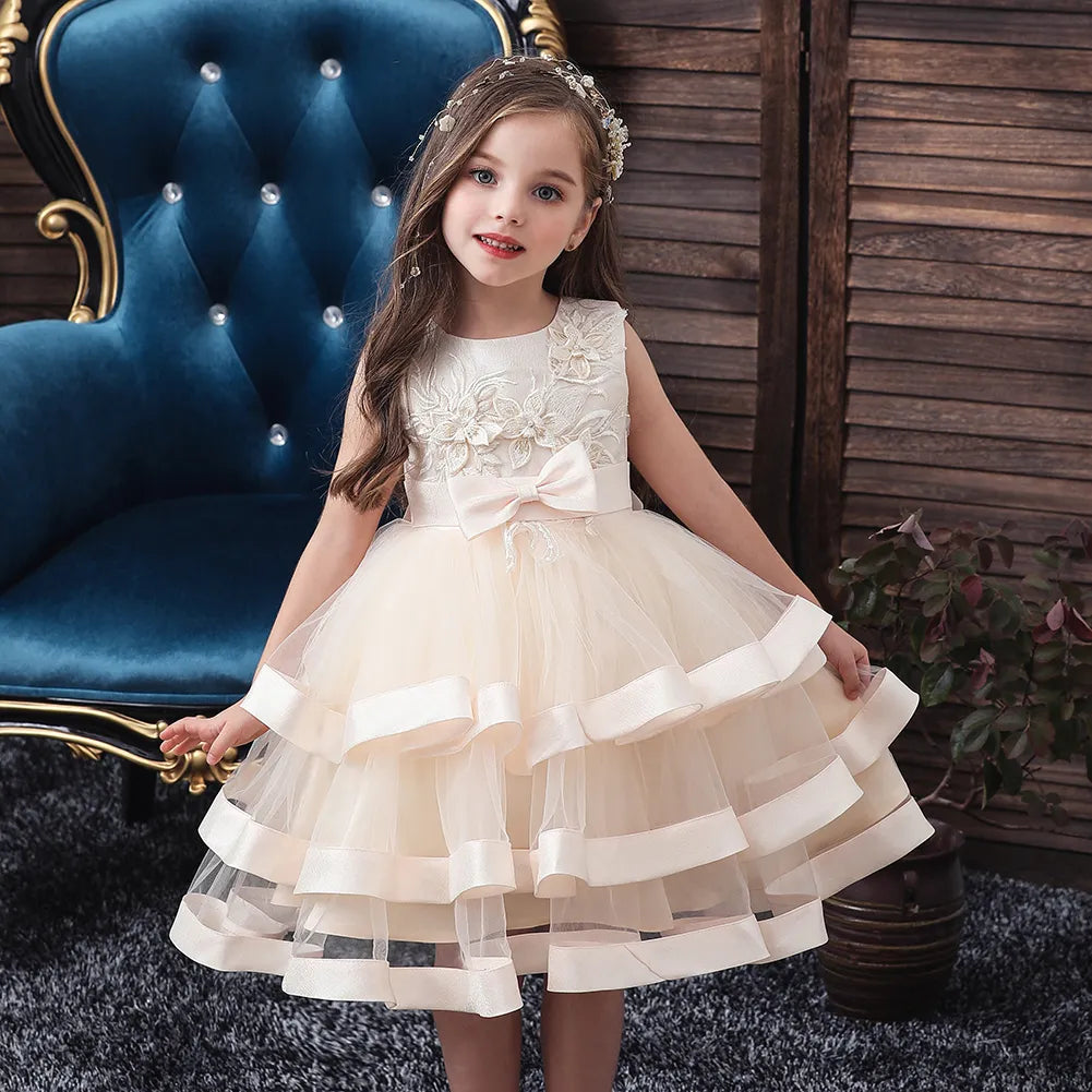 Kids Elegant Pearl Dress