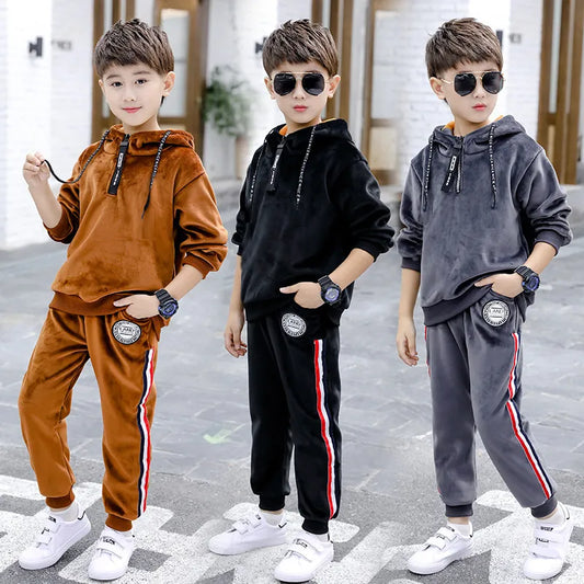 Boys Pleuche Sports Suit