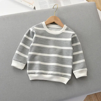 Striped Long Sleeve Pullovers