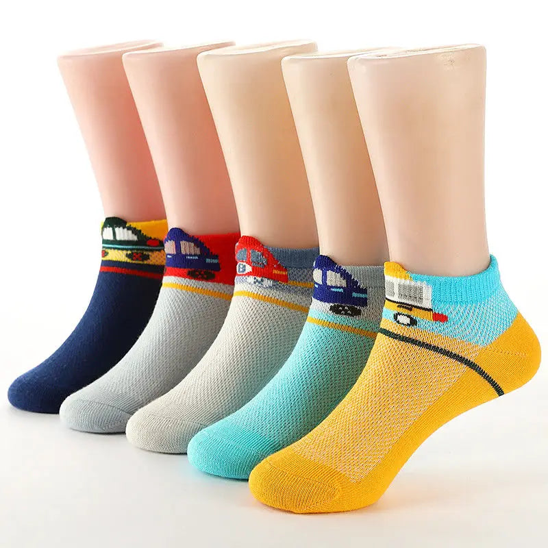 Mesh Cotton Cartoon Socks