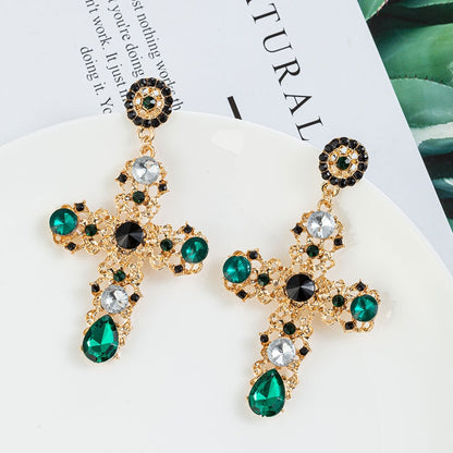 Vintage Cross  Earrings