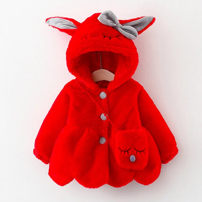 Baby Girl  Rabbit Ears Jacket