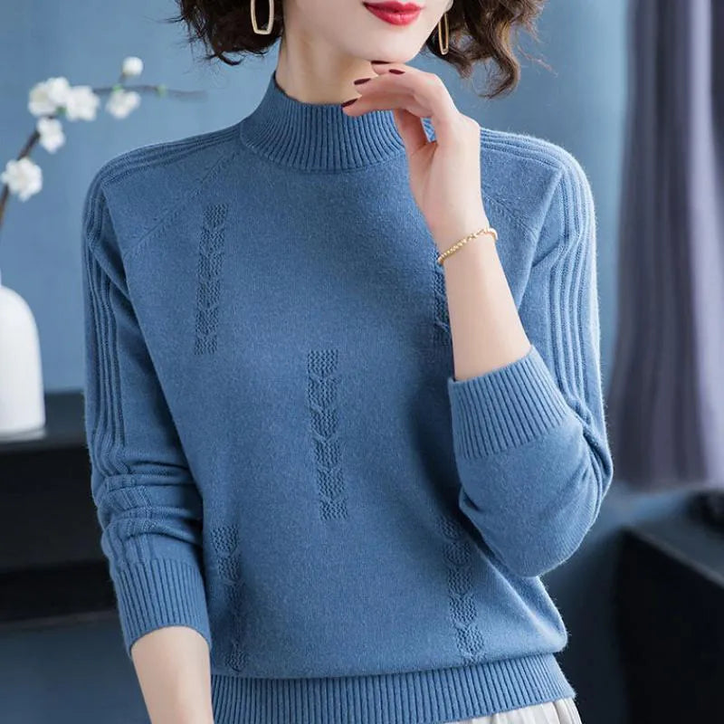 PEONFLY Turtleneck Sweater