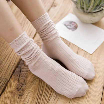 1 Pair Retro  Cotton Loose Socks