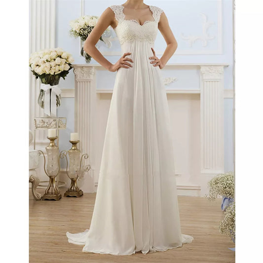 Sleeveless Lace Slim Size Gowns