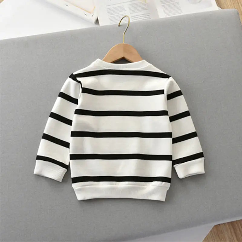 Striped Long Sleeve Pullovers