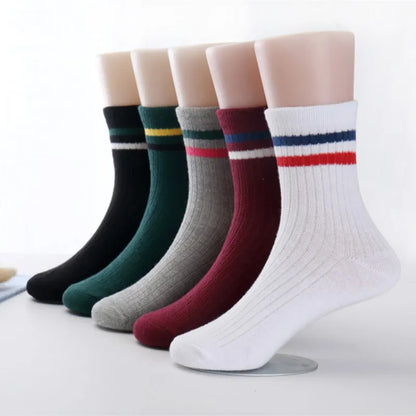Cotton Stripes Fashion Children Socks 3-12 Year