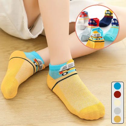 Mesh Cotton Cartoon Socks