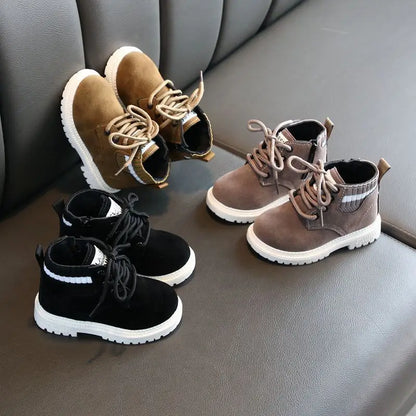 Leather Soft Antislip Children Shoes