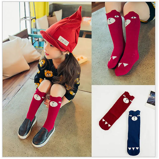 knee-high Fox Cotton  Boot Socks