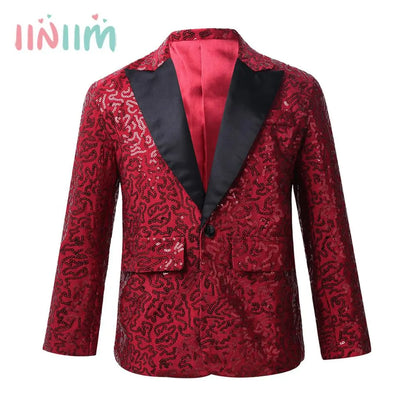 Boys Stylish Sequins Suit