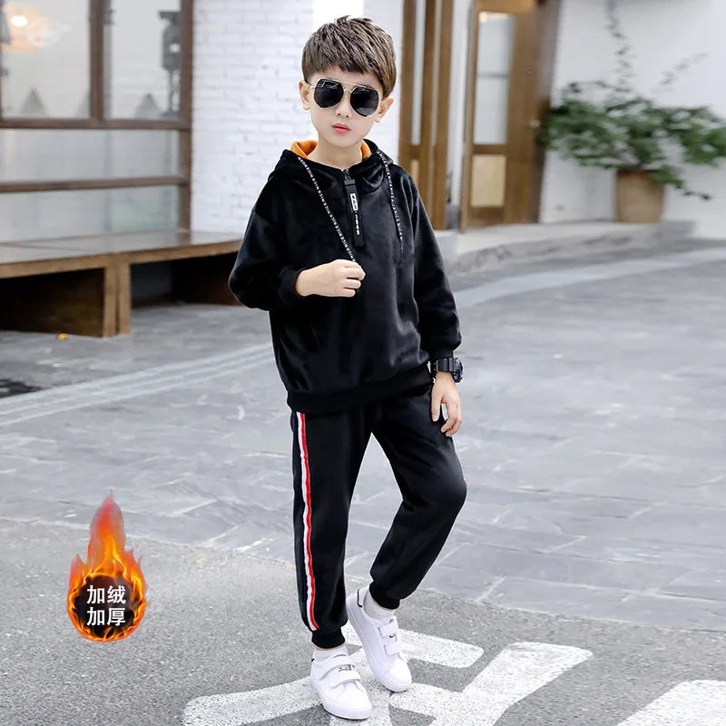 Boys Pleuche Sports Suit