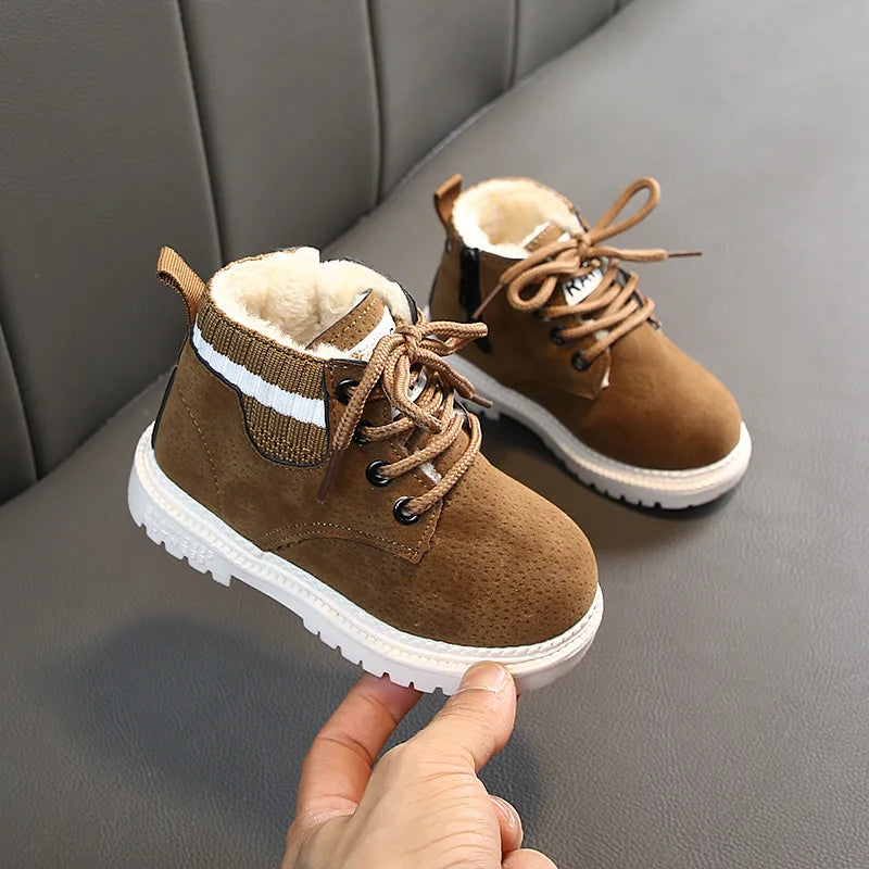 Leather Soft Antislip Children Shoes