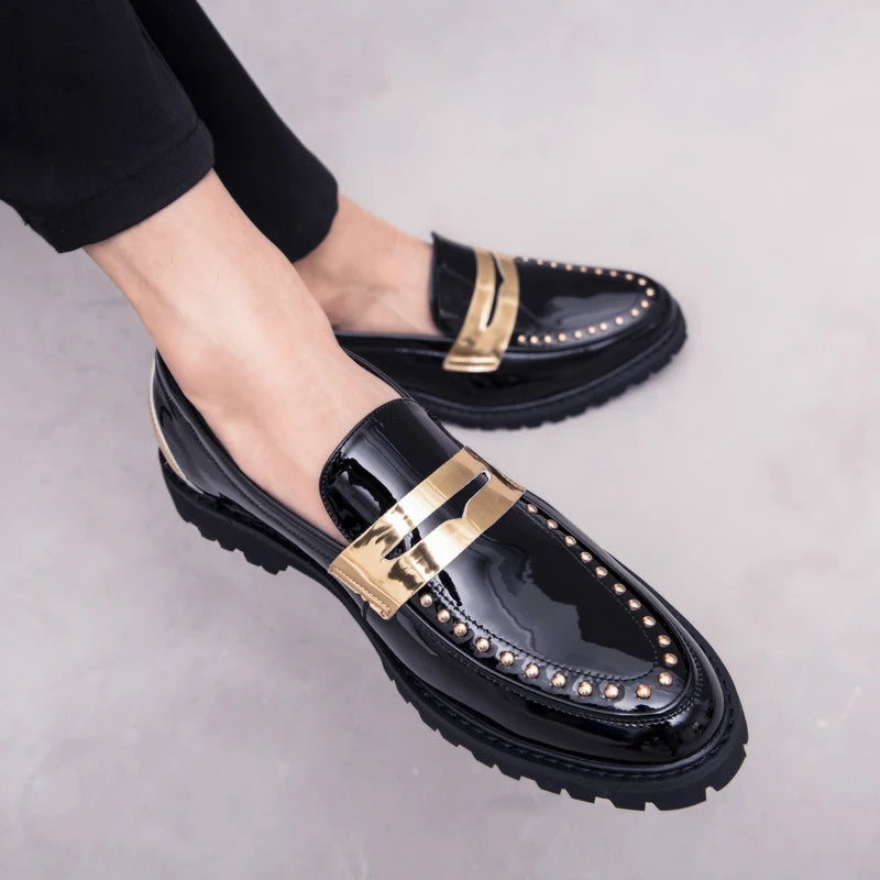 Leather  Slip-On dressing Shoes