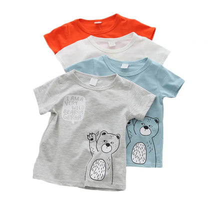 Cotton Boys'  Short Sleeve T-Shirt