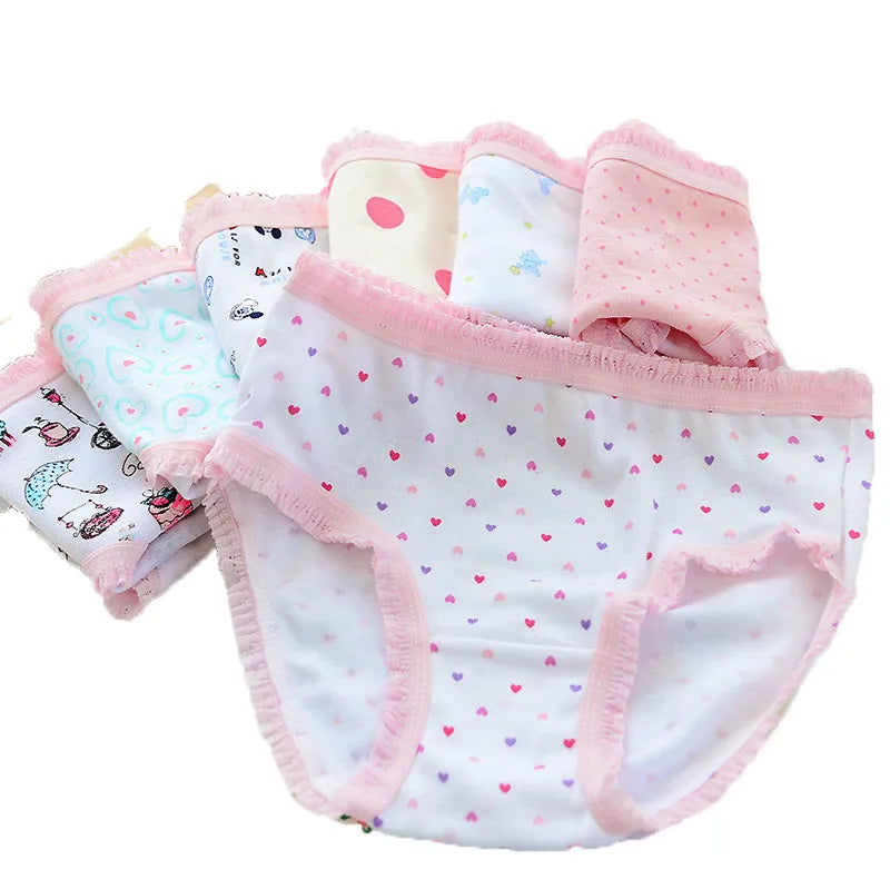 10 pcs 100% Cotton Girls Shorts Underpants