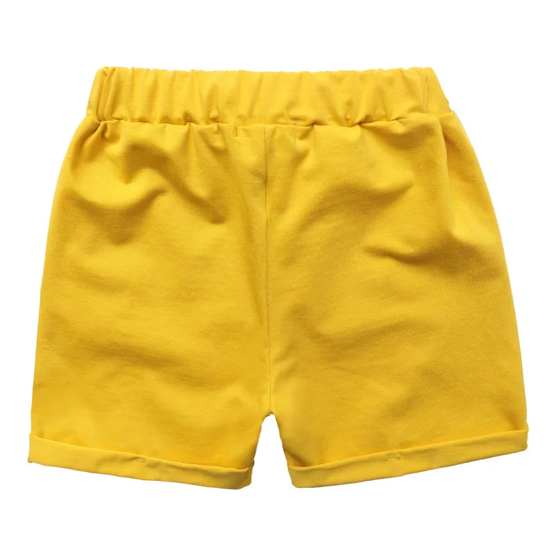 Boys Shorts solid beach loose yellow, green  and Candy cheap
