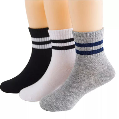 Cotton Stripes  Socks Kids socks, 3 Pairs / Lot