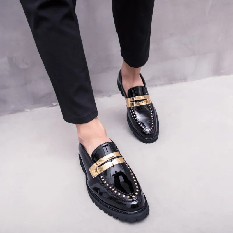 Leather  Slip-On dressing Shoes