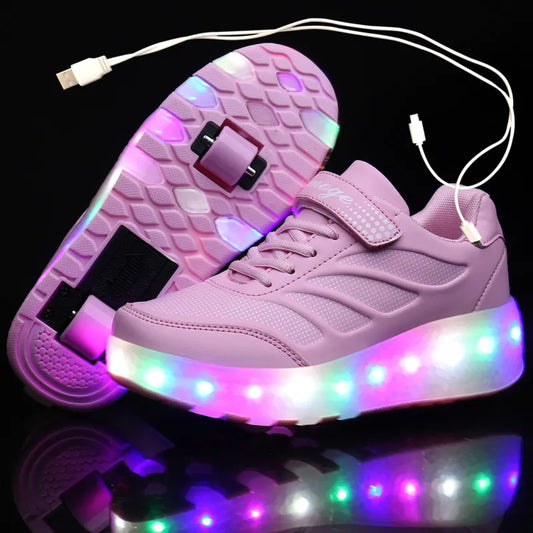 Led Light Roller Skate Shoes for Children