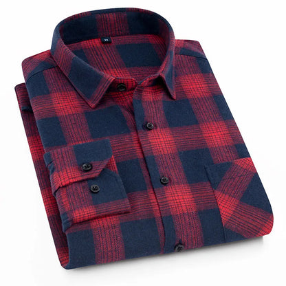 Flannel Red Checkered Shirt