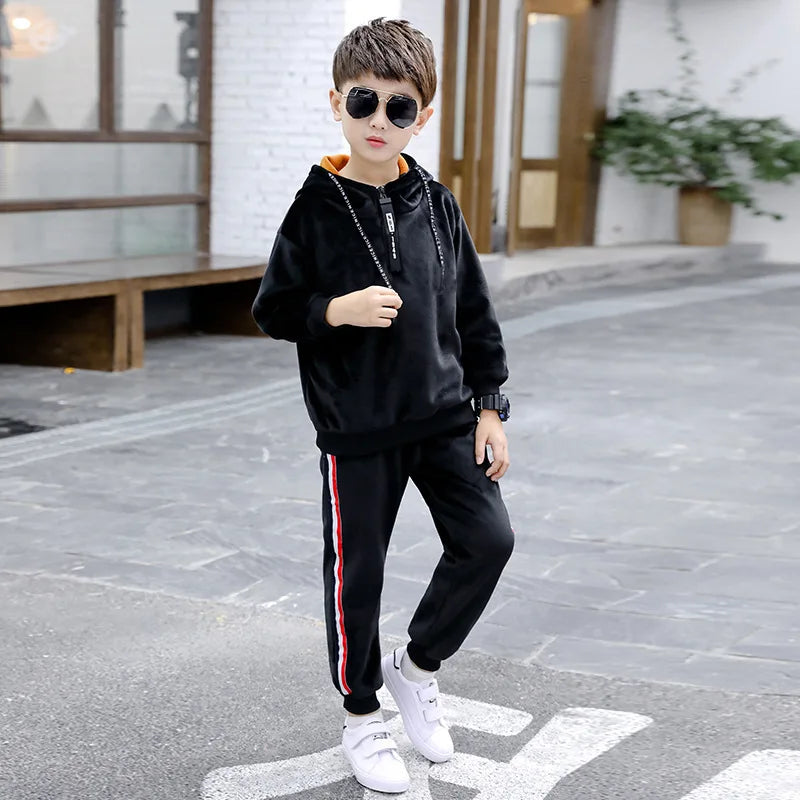 Boys Pleuche Sports Suit