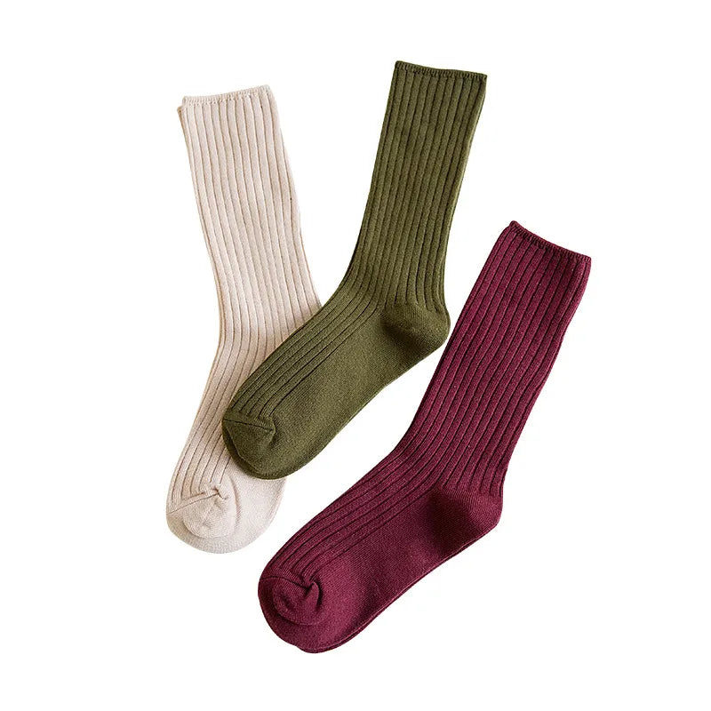 1 Pair Retro  Cotton Loose Socks