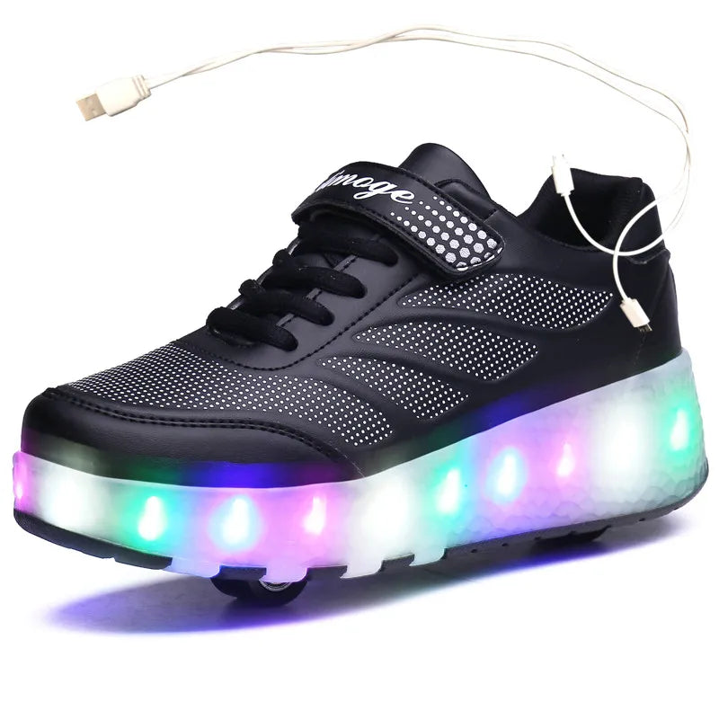Led Light Roller Skate Shoes for Children