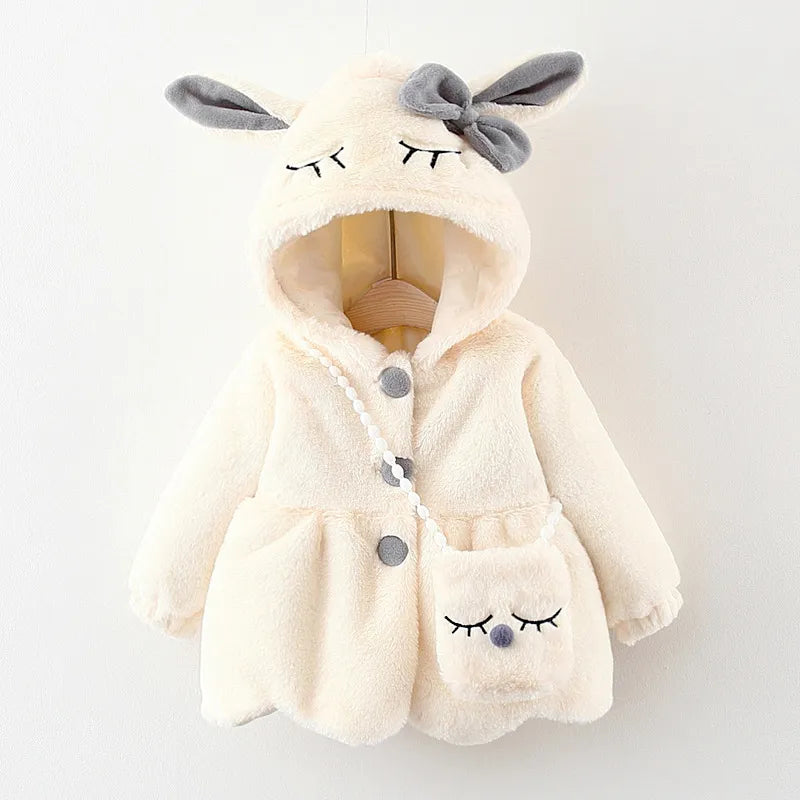 Baby Girl  Rabbit Ears Jacket