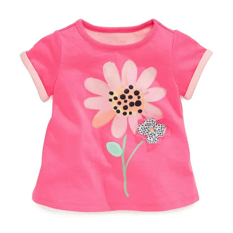 Girl T-Shirt Short Sleeve 2-9Y