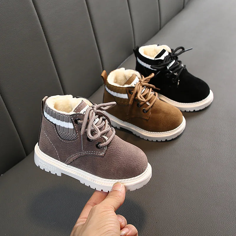 Leather Soft Antislip Children Shoes