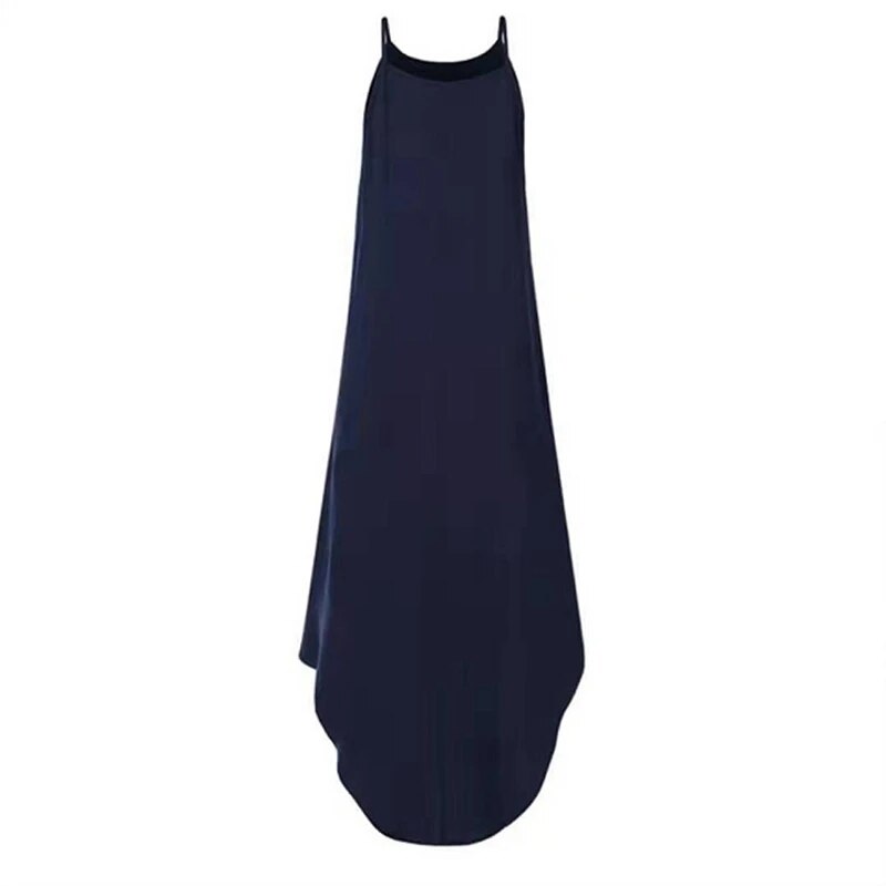 Sleeveless Retro Halter Long Dress