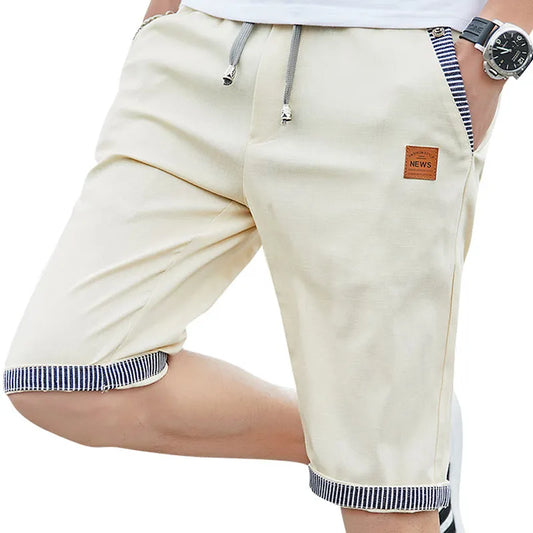 Elastic waist casual shorts