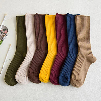 1 Pair Retro  Cotton Loose Socks