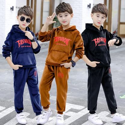 Boys Pleuche Sports Suit