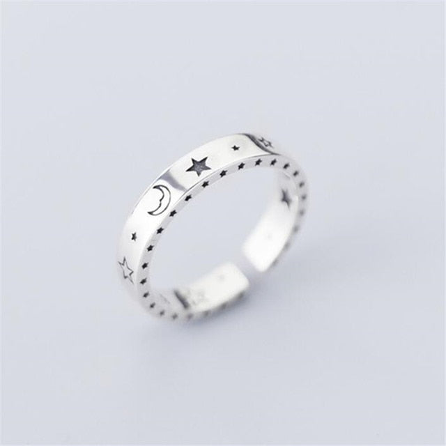 Smile Cry Face Heart Geometric Irregular Ring