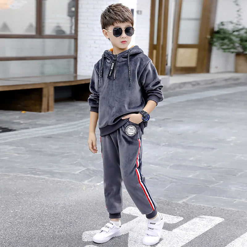 Boys Pleuche Sports Suit