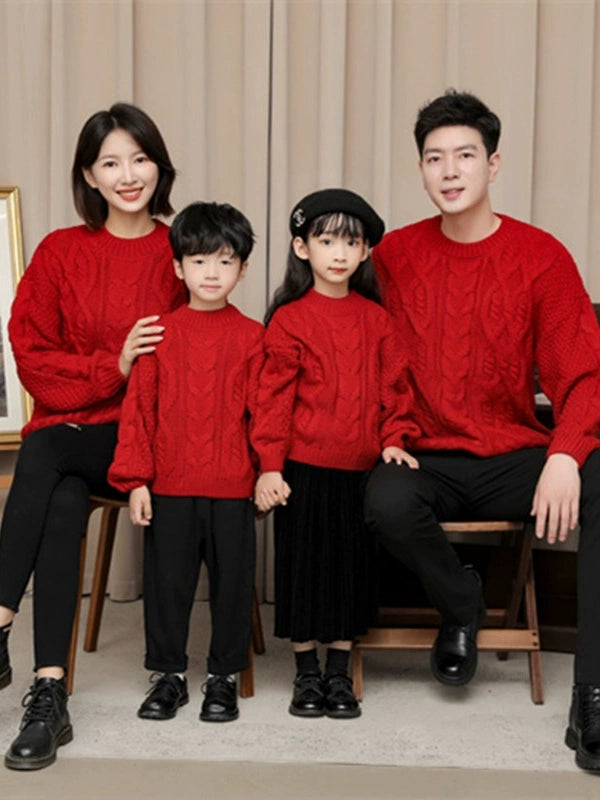 Parent-Child Clothes for a Family of Three