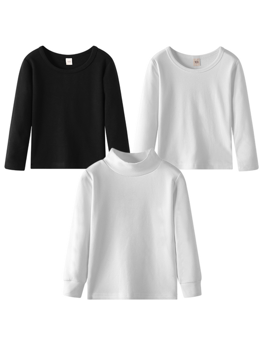 Round Neck Long-Sleeved Undershirt