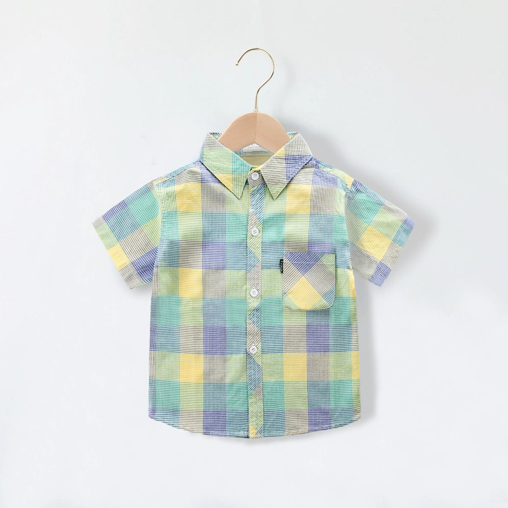 Casual Cotton Breathable Short Sleeve Shirt