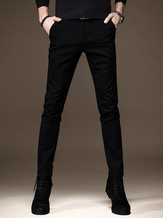 High-End Pure Black pants
